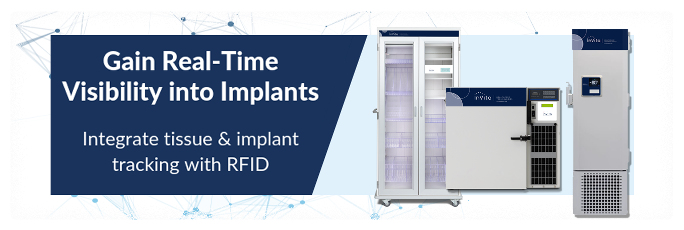 Invita tissue tracking software integrated with Terso RFID Cabinets